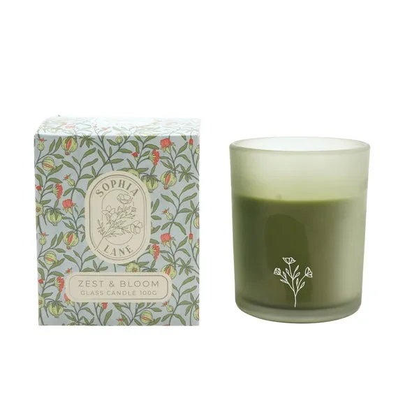 Sophia Lane Zest and Bloom Floral Candle 2