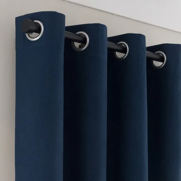 Luna Brushed Eyelet Curtains (Blackout Available)