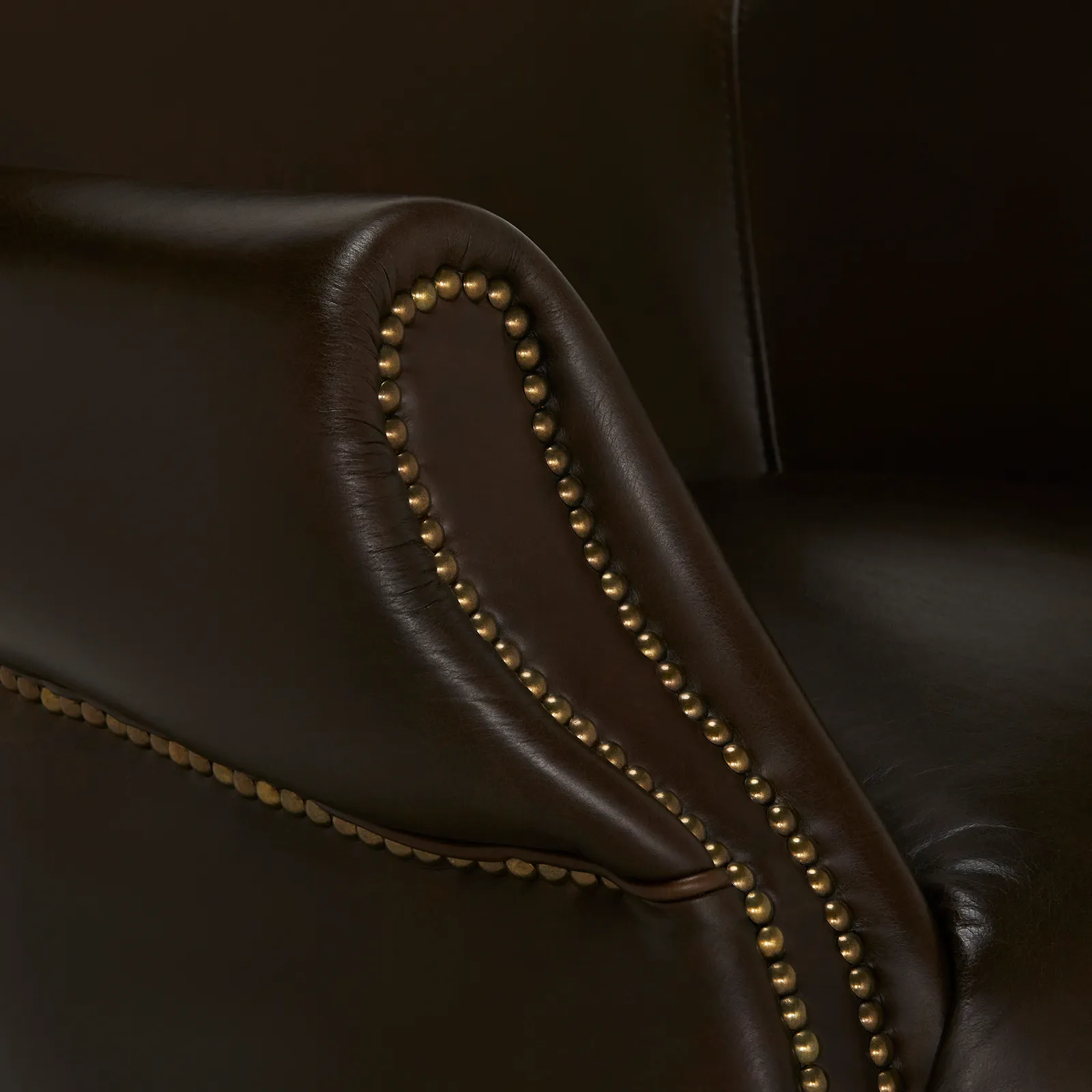 Timothy Oulton Scholar Armchair, Brown Leather | Barker & Stonehouse 4
