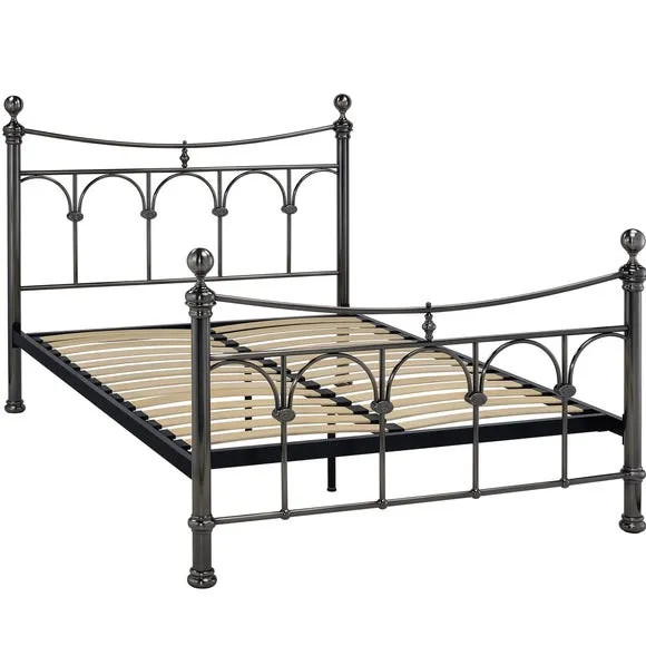 Gamma Nickel Bed Frame 6