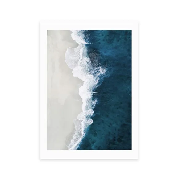 East End Prints Ocean Aerial Print 2