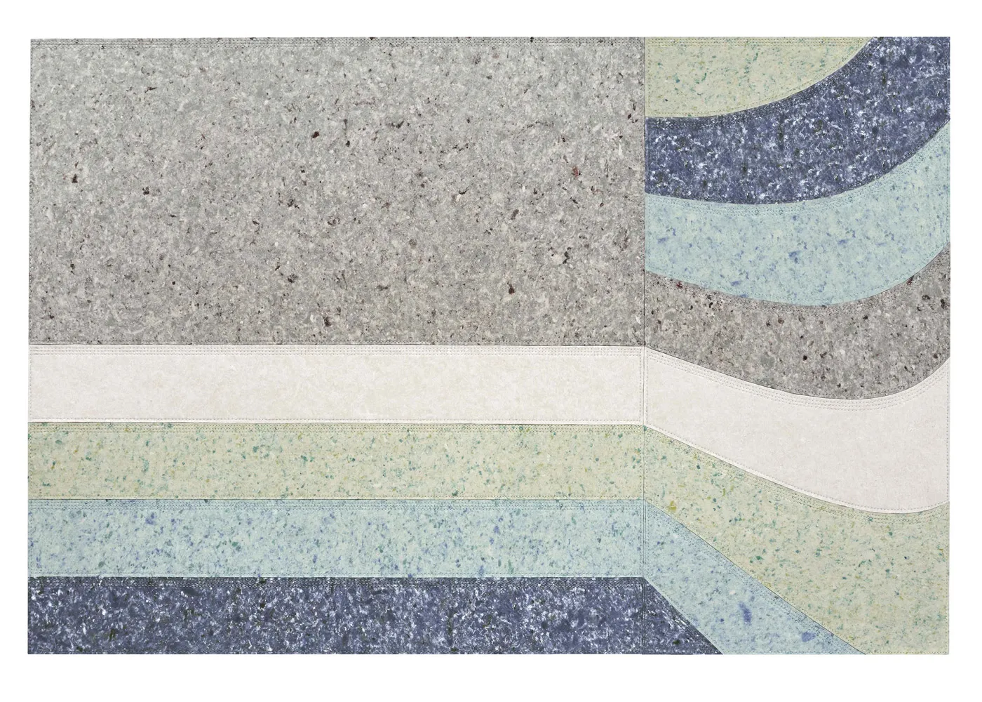 Gandia Blasco Nuances Rug Curve Nalad Blue 200 x 300cm