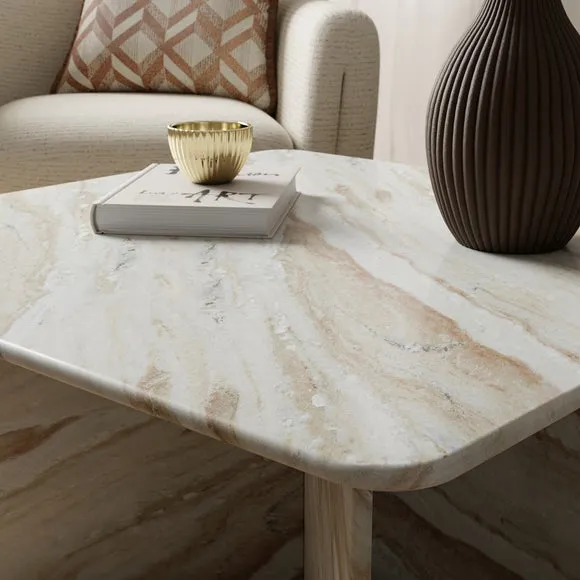 Lana Marble Square Coffee Table 2