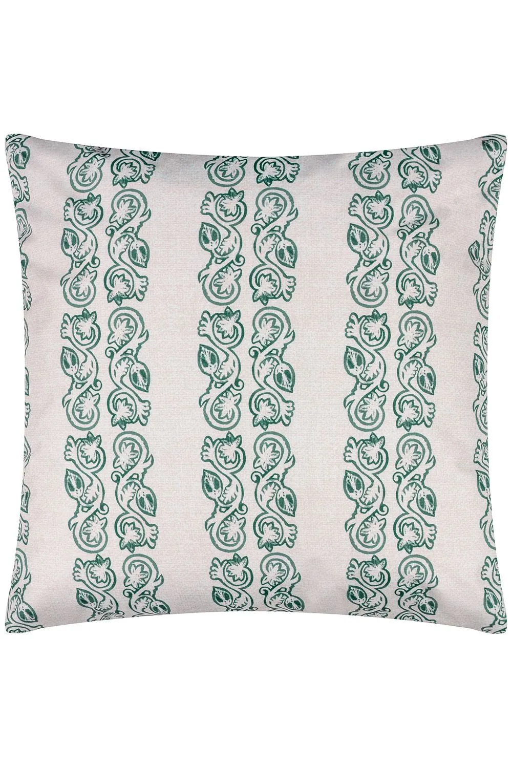 Paoletti Kalindi Stripe Water & UV Resistant Reversible Outdoor Cushion in Teal 2