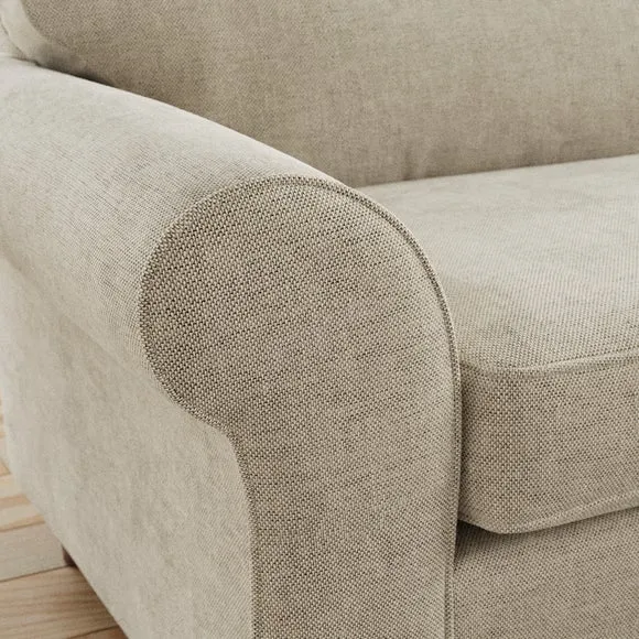 Flori Basket Weave Corner Sofa 4