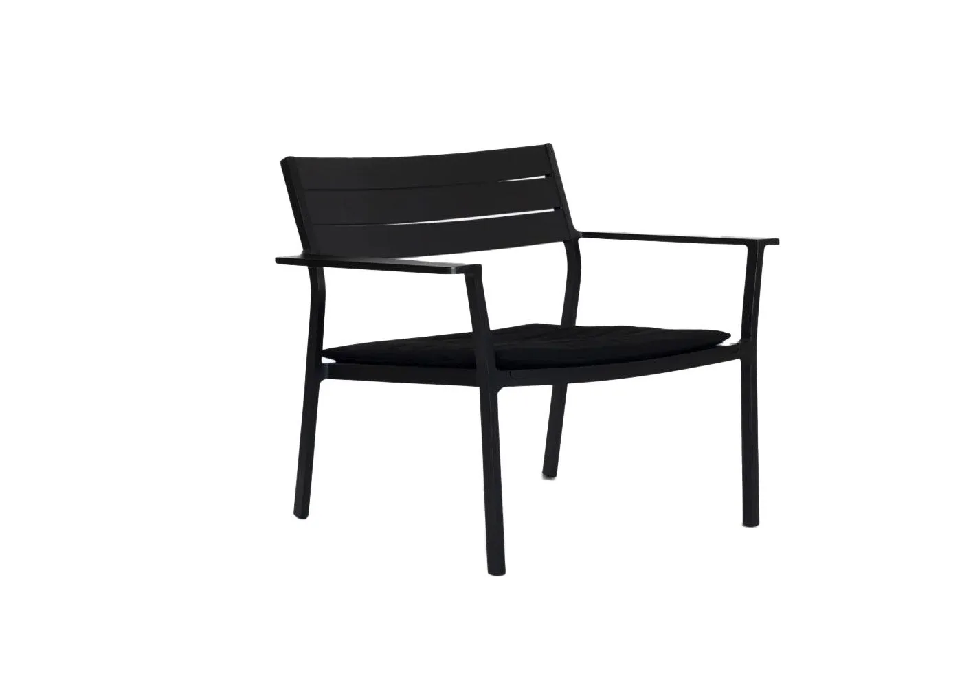 Case Eos Lounge Chair Cushion in Black