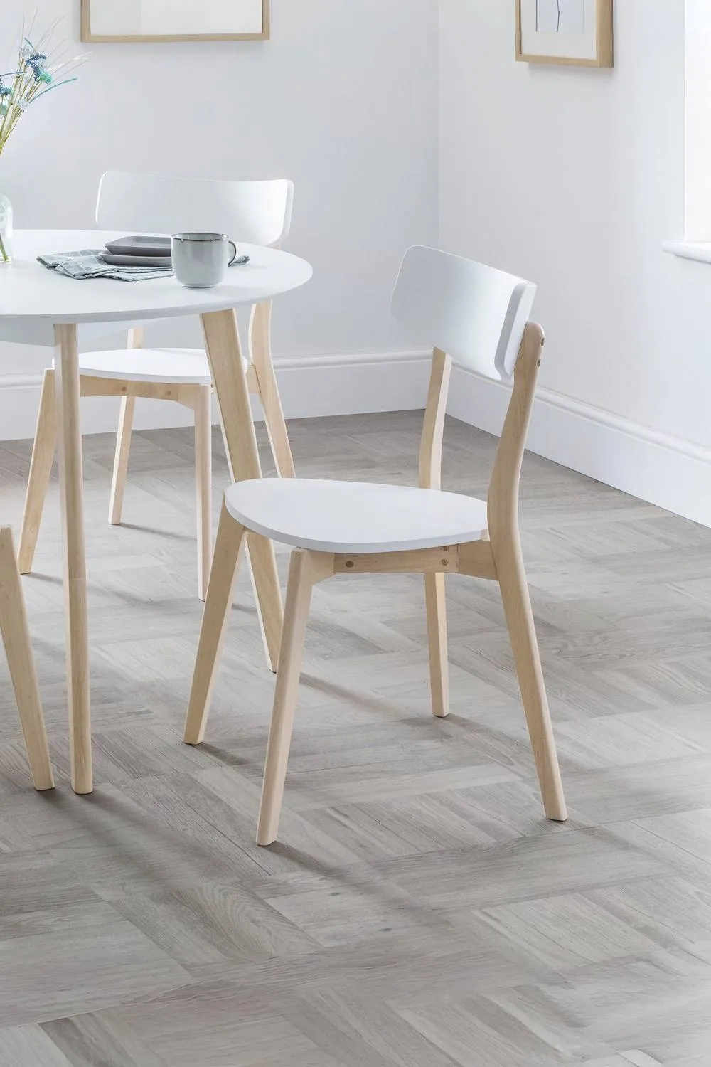 Julian Bowen Casa Dining Chair (Set of 2) in White