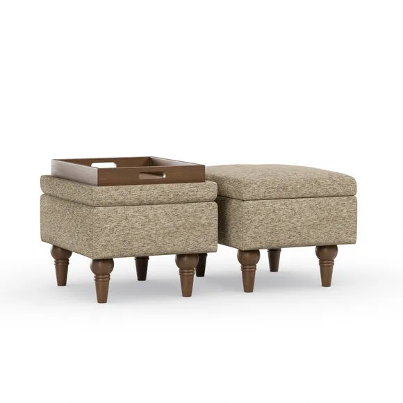 Charnwood Blended Chenille Storage Footstool 6