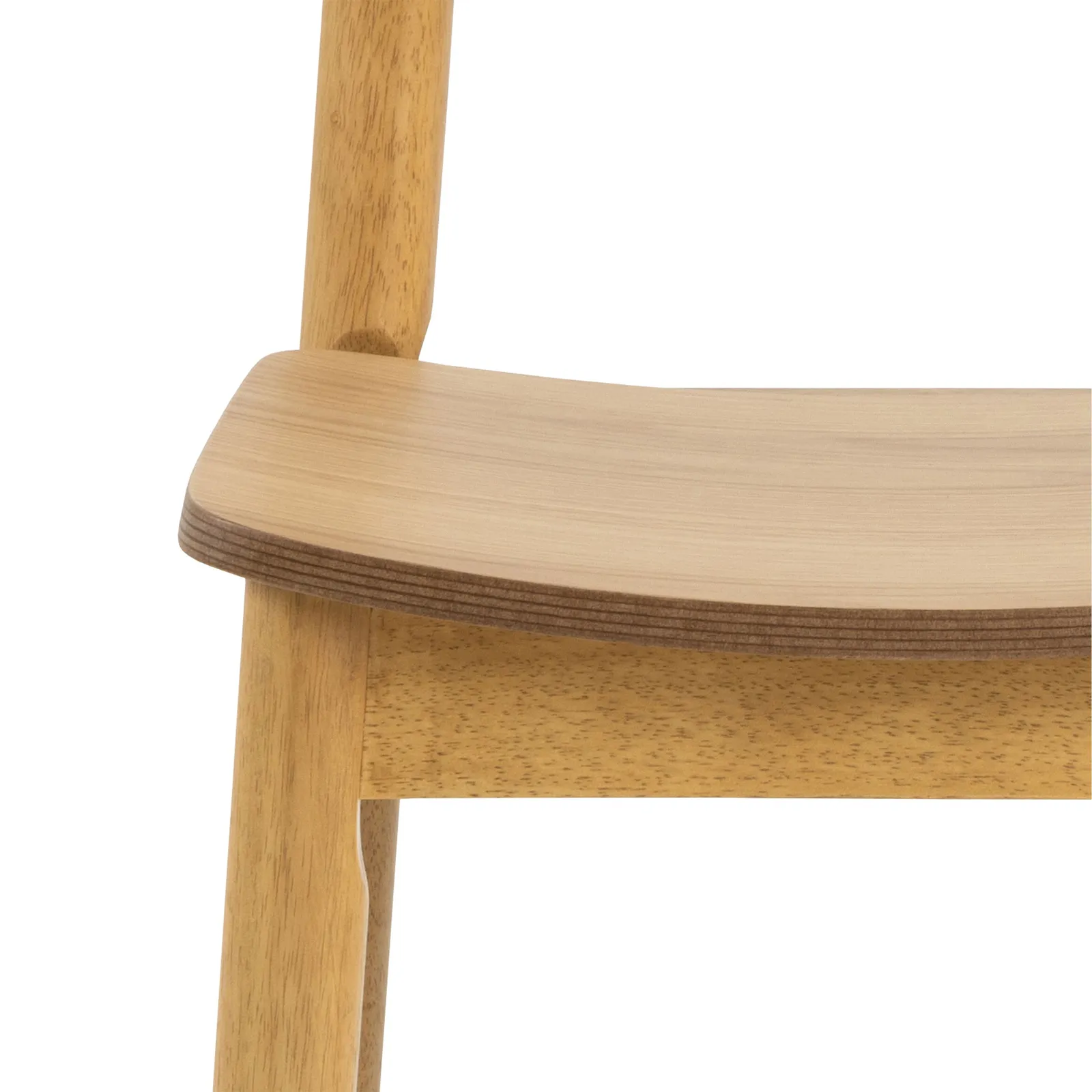 Furniture To Go Barlow Dining Chair in Matt Oak Set of 2 in Light Brown 5