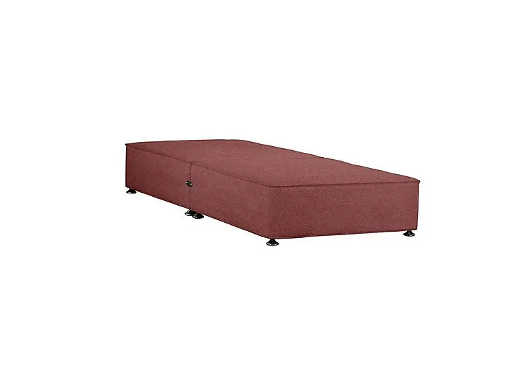 Shallow Divan Base - Single - Tweed Rose