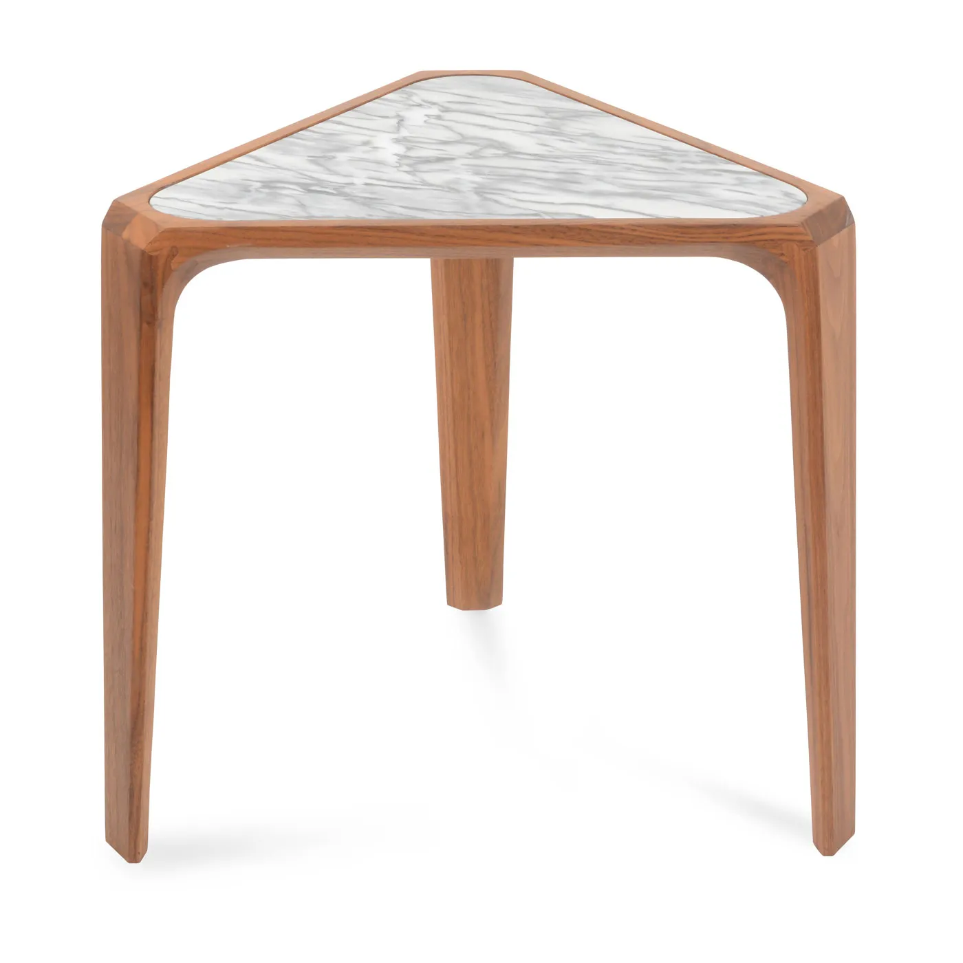 Heal's Mary's Table Walnut & White Marble 1