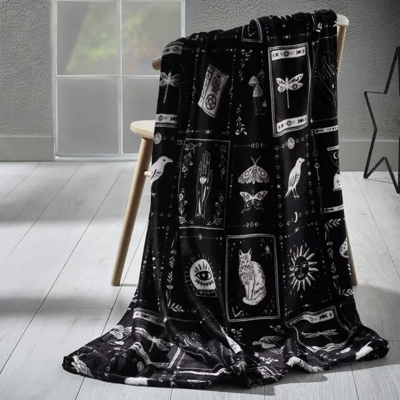 Catherine Lansfield Enchanted Witchcraft Throw Blanket 130cm x 170cm