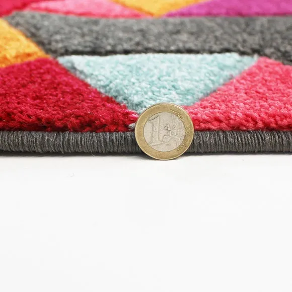 Spectrum Dynamic Geometric Round Rug 4