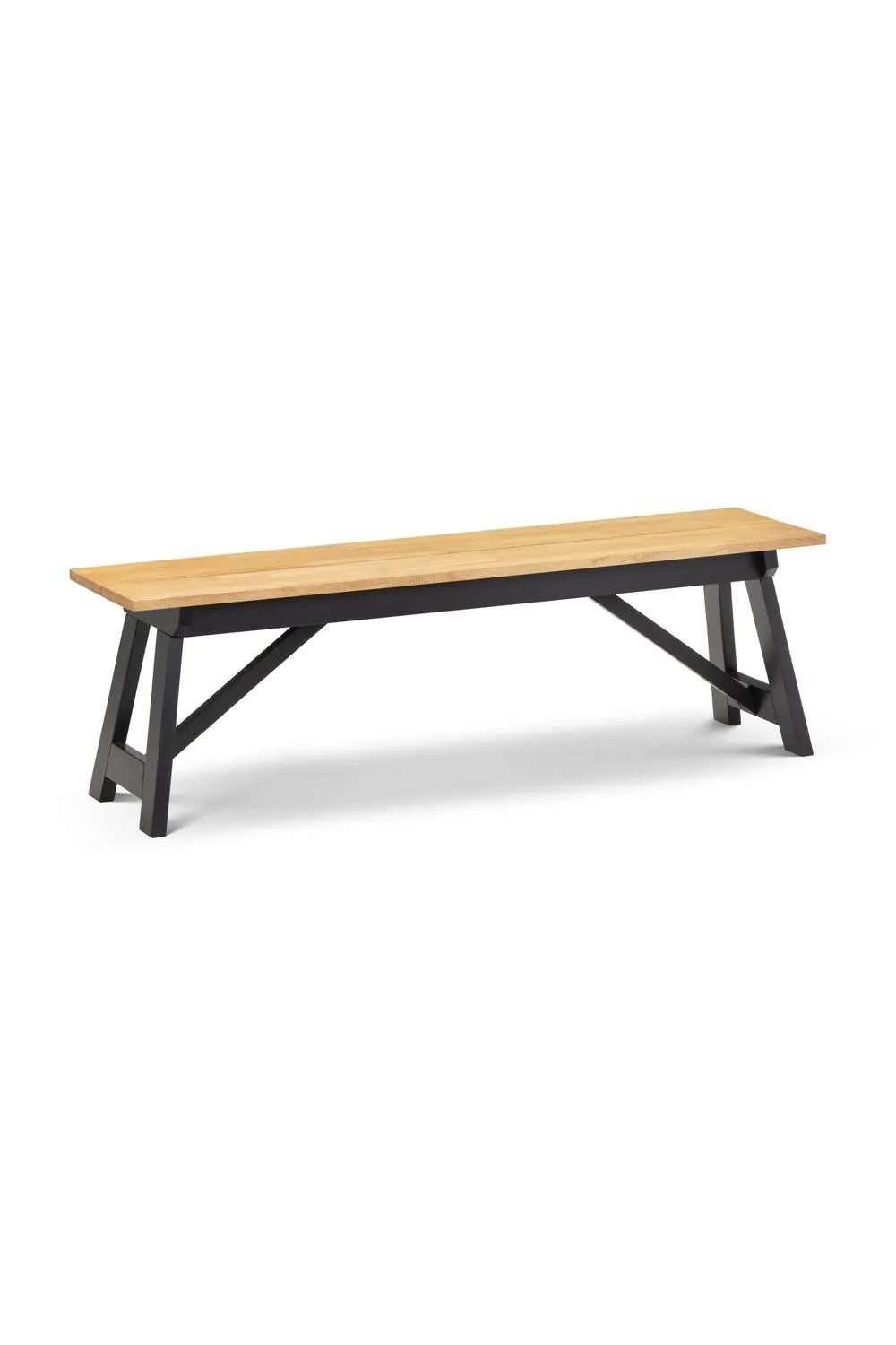 Julian Bowen Hockley 2 Seater Dining Bench in Black 6