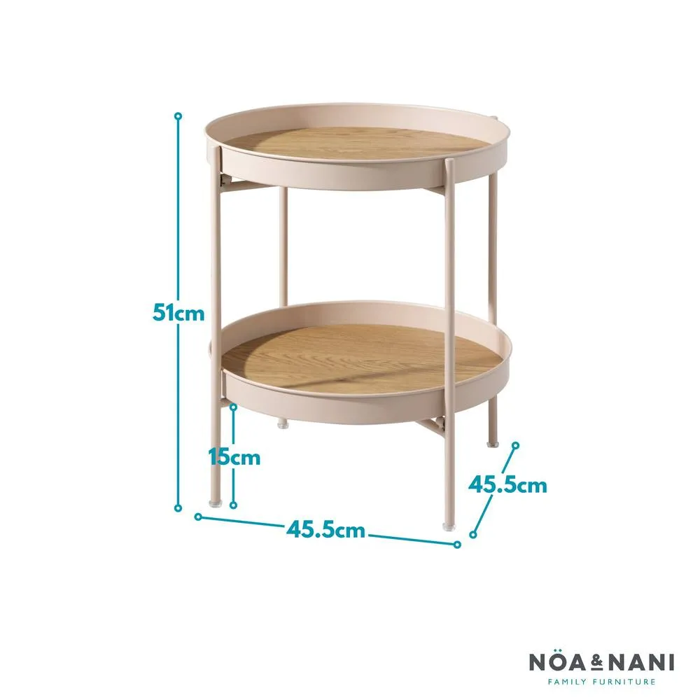 Nöa and Nani Solna Large Coffee Table in Blush Pink 5