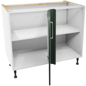 Wickes Ohio Forest Green Shaker Corner Base Unit - 1000mm 2