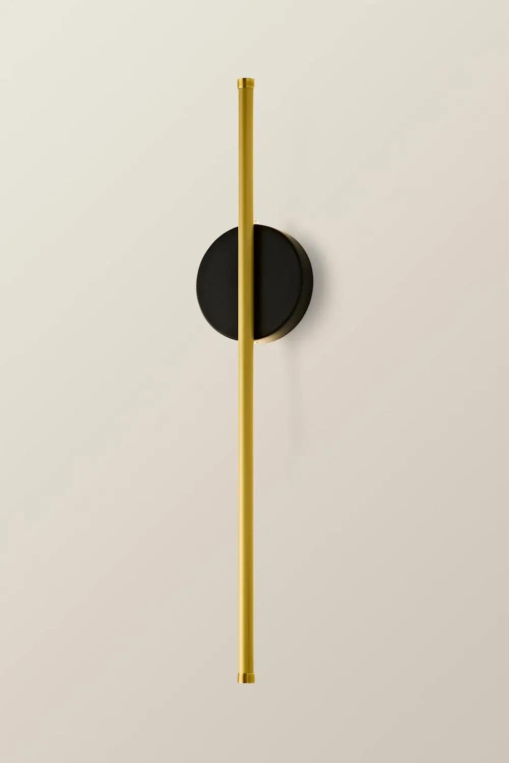 ValueLights Lymm Pillar Rechargeable Slimline Stem LED Wall Light in Gold 3