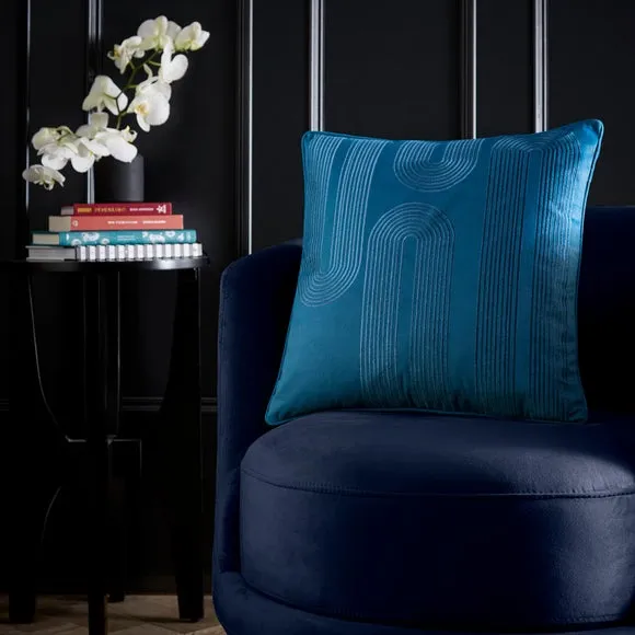Laurence Llewelyn-Bowen Diva Embroidered Velvet Square Cushion