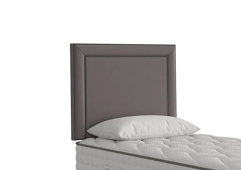 Fauna Strutted Headboard - Single - Luxury Charcoal