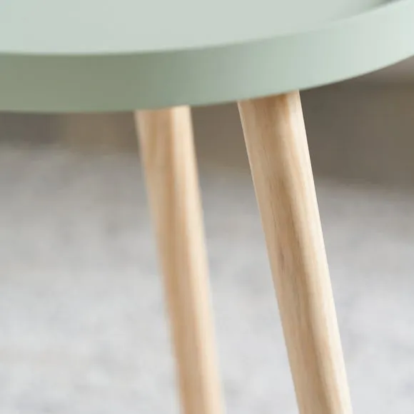 Halston Side Table, Natural Pine 3