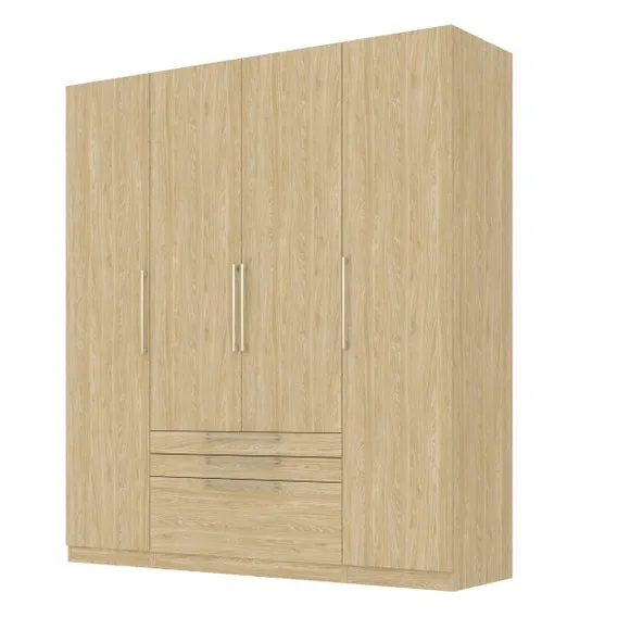 Foster 4 Door 3 Drawer Wardrobe 6
