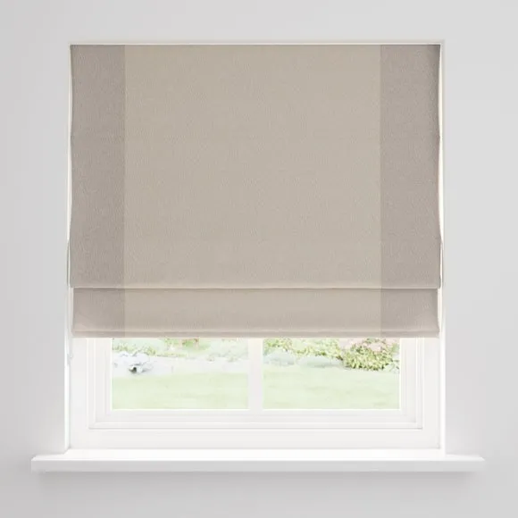 Luna Bordered Easy Chain Blackout Roman Blind 3
