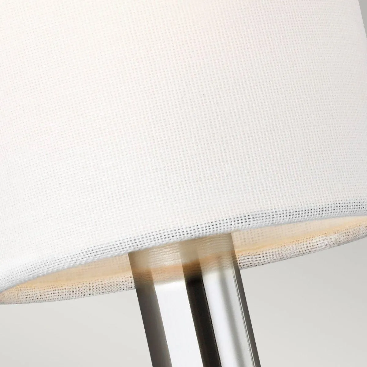 Netlighting Brianna 2 Light Wall Light Polished Nickel E14 in Grey 3