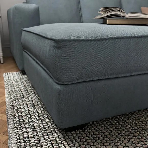 Claude Tonal Chenille Corner Chaise Sofa 5