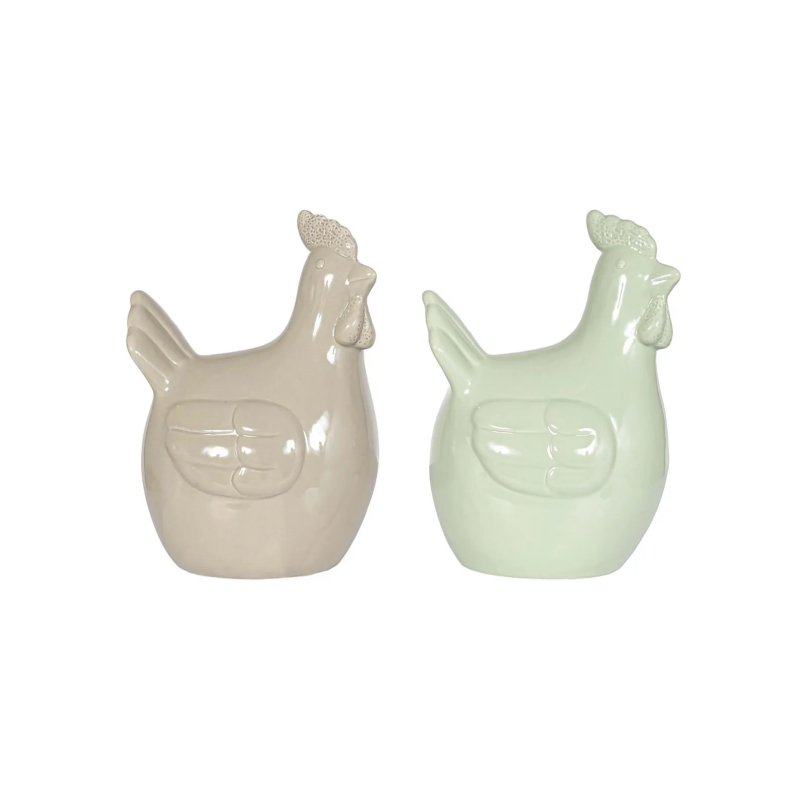 Ceramic Chicken Garden Ornament - 25cm