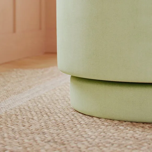 Dara Velvet Swivel Storage Footstool 5