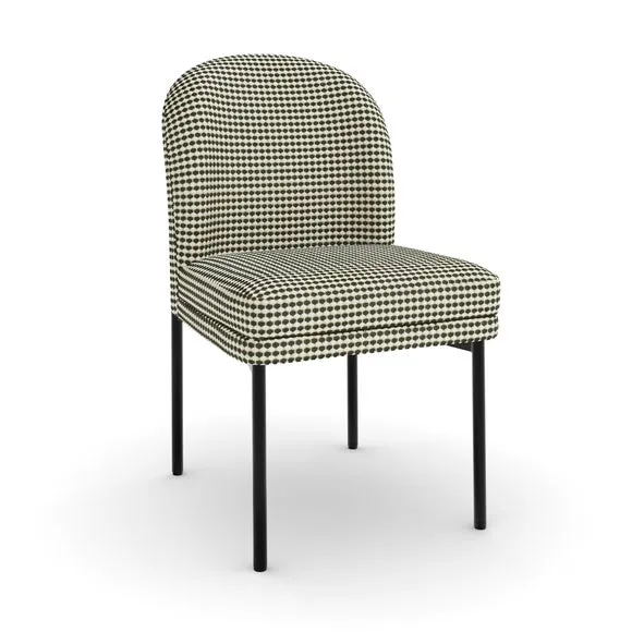 Carey Double Upholstered Dining Chair, Bobble Chenille 6