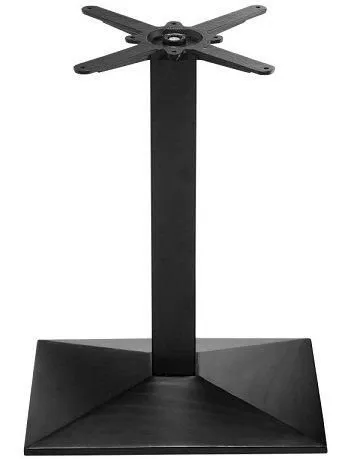 netfurniture Aksam Cast Iron Rectangular Table Base Black