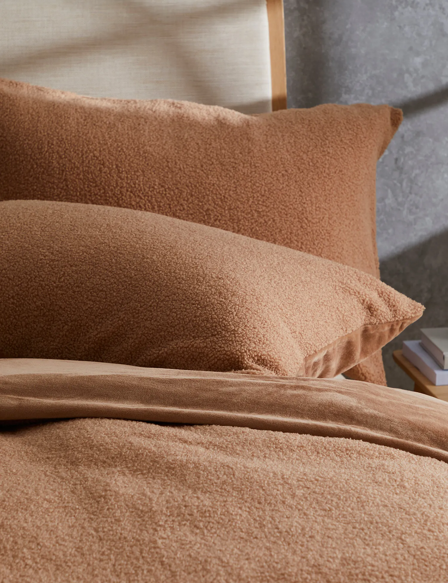 M&S Teddy Fleece Bouclé Bedding Set
