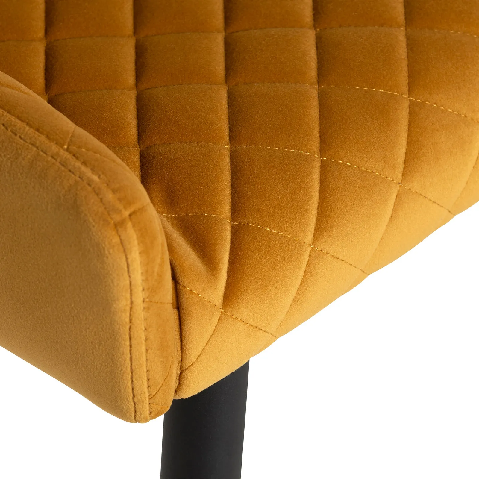 Rivington Dining Chair, Yellow Velvet | Barker & Stonehouse 6