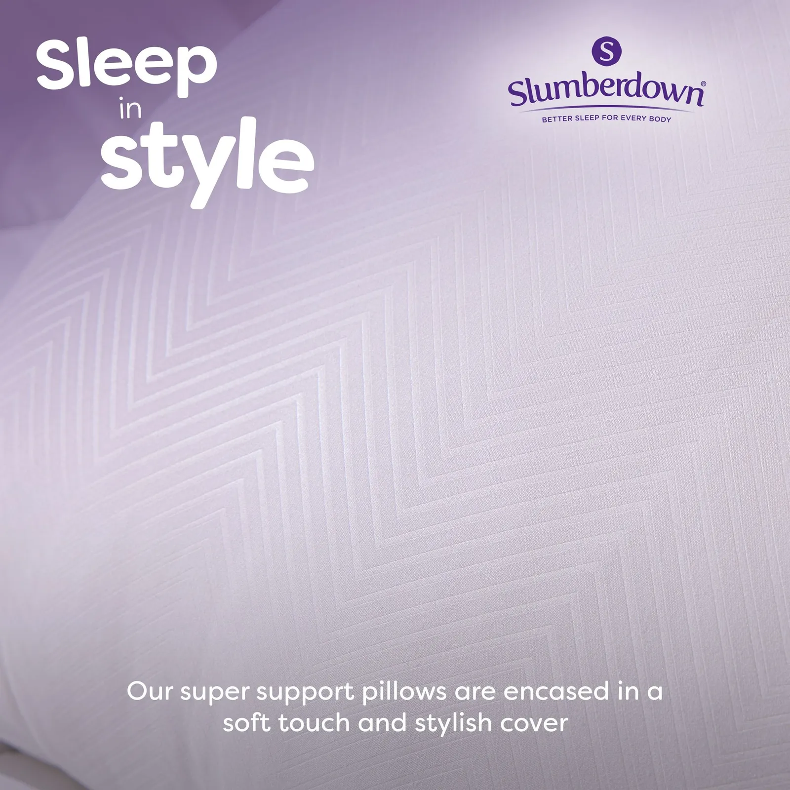 Slumberdown 4 Pack Super Support Firm Support Pillows in White 6