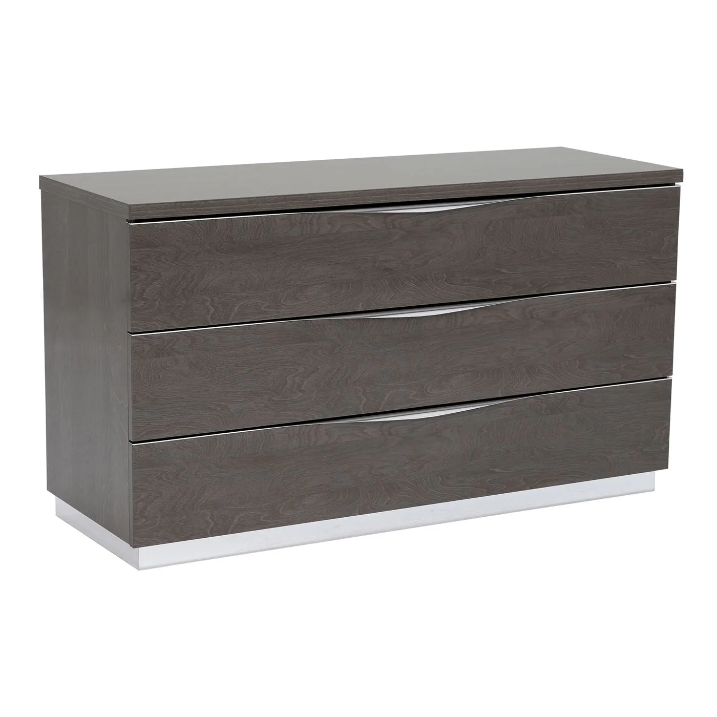 Lutyen 3 Drawer Chest, Grey and Taupe
