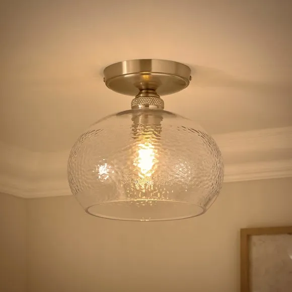 Hemsby Mid Century Flush Ceiling Light 2