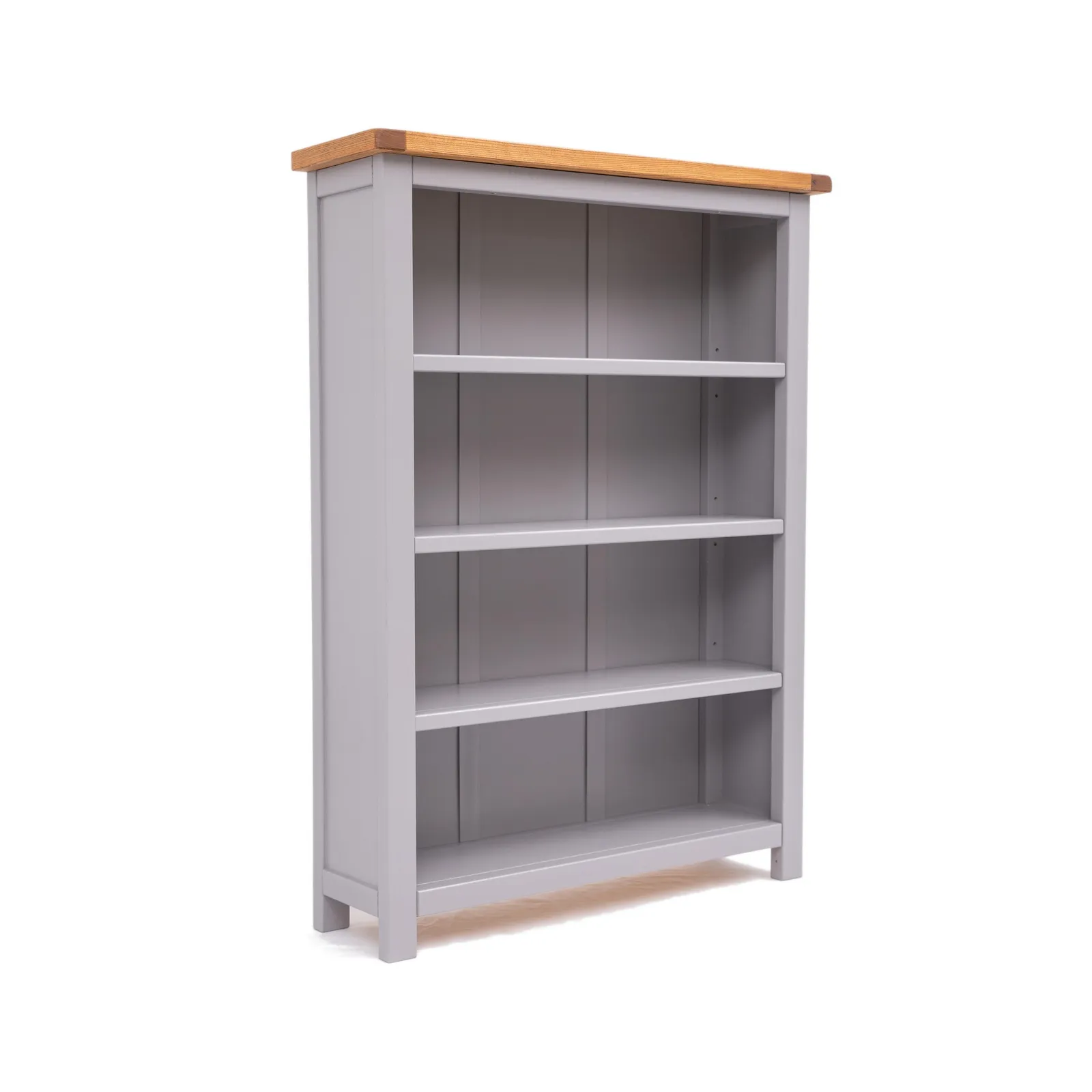 Cabinet Bits Bookcase 120x90x25cm in Grey 2
