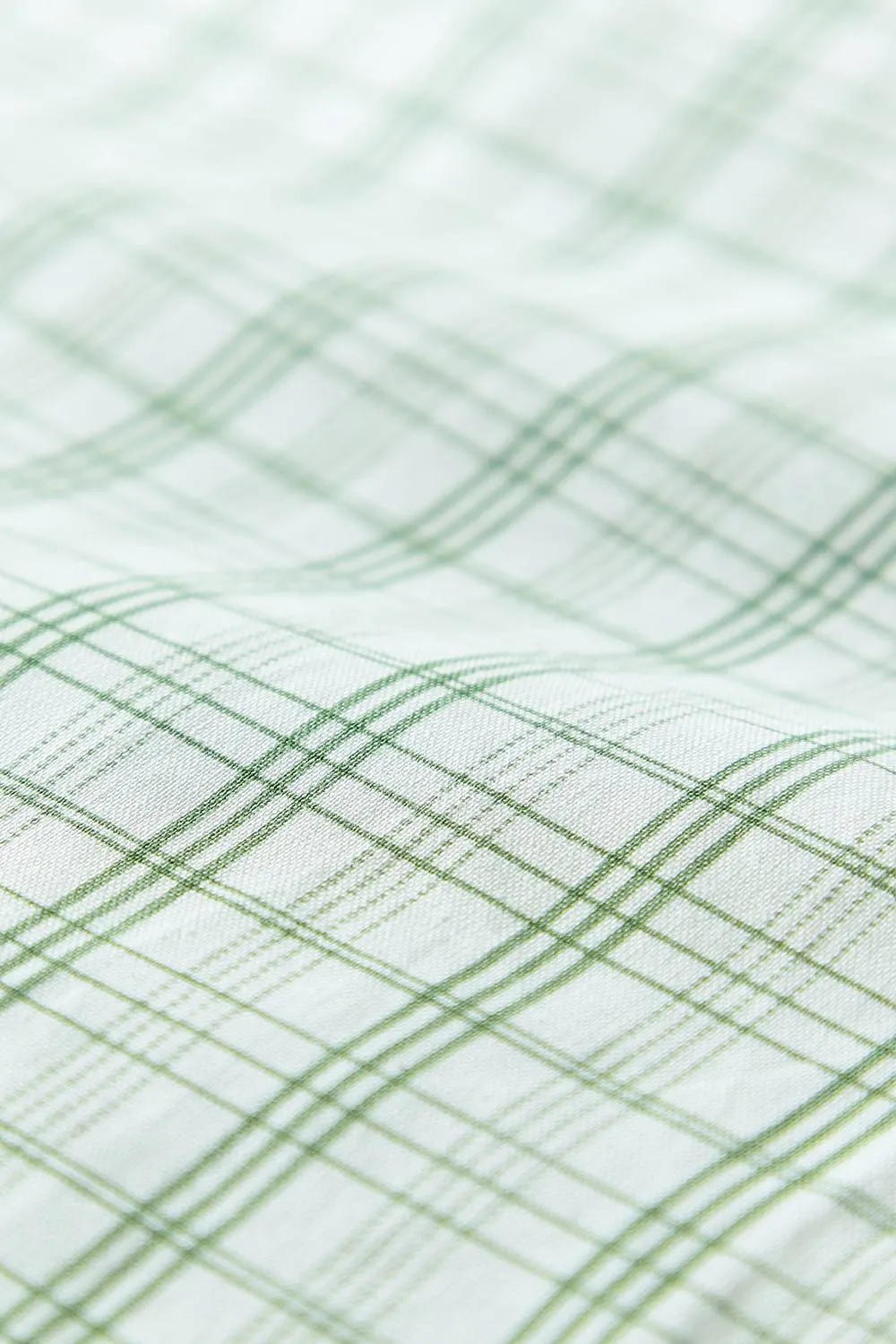 Helena Springfield 'Tranquil Check' Duvet Cover Set in Green 4