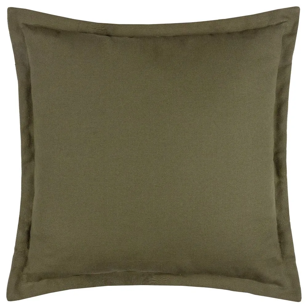 Yard Holmfirth Canvas 100% Cotton Outdoor Cushion in Khaki 2