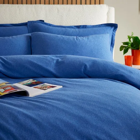 Elements 100% Cotton Jersey Plain Duvet Cover & Pillowcase Set​ 2