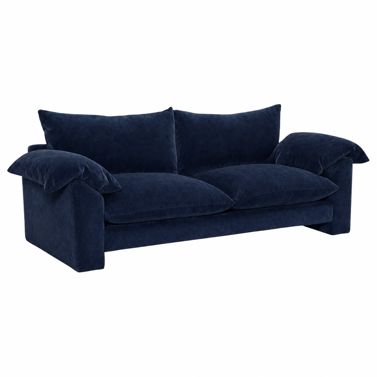 Hoxton Large Sofa, Navy Fabric | Barker & Stonehouse 5