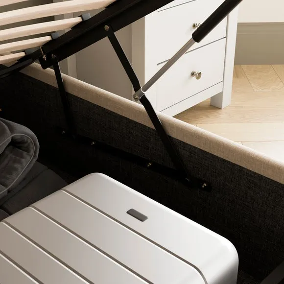 Maylee Textured Ottoman Bed Frame 5