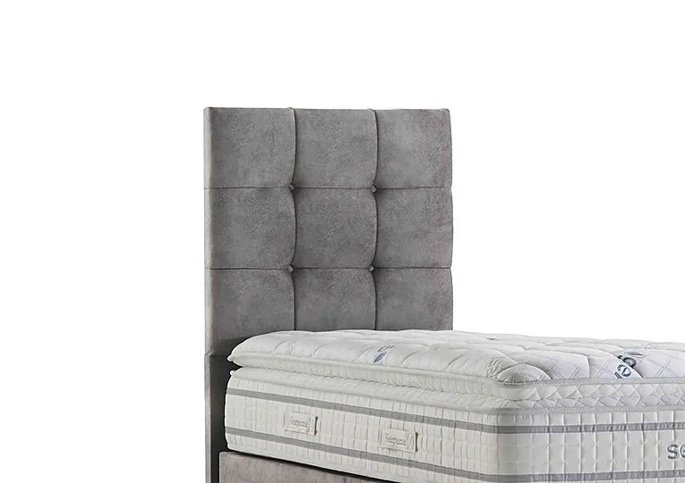 Apex Floor Standing Headboard - Single - Dapple Silver