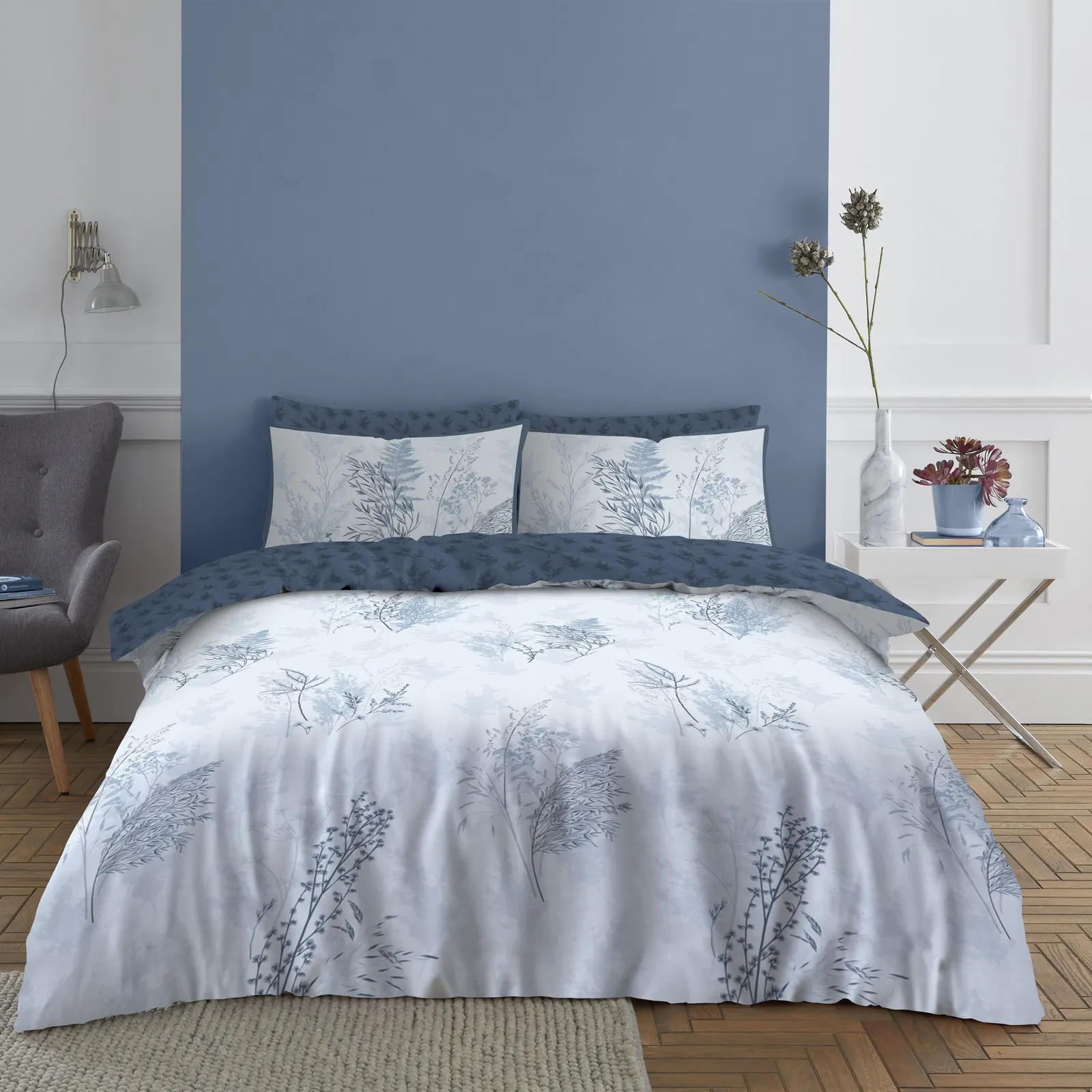 GAVENO CAVAILIA Blue Bell Printed Duvet Cover