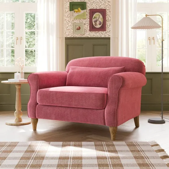 Millie Chenille Snuggle Chair 1