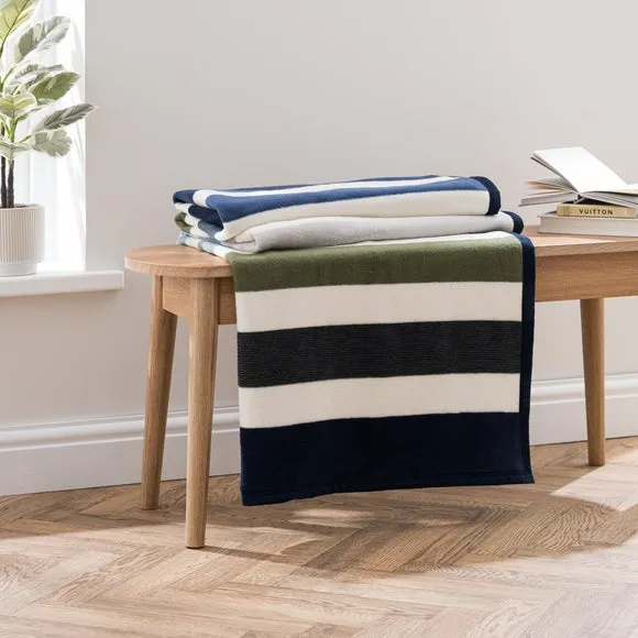 Sloane Striped Throw Blanket