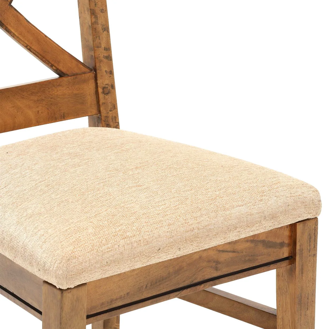 New Frontier Dining Chair, Brown Fabric | Barker & Stonehouse 6
