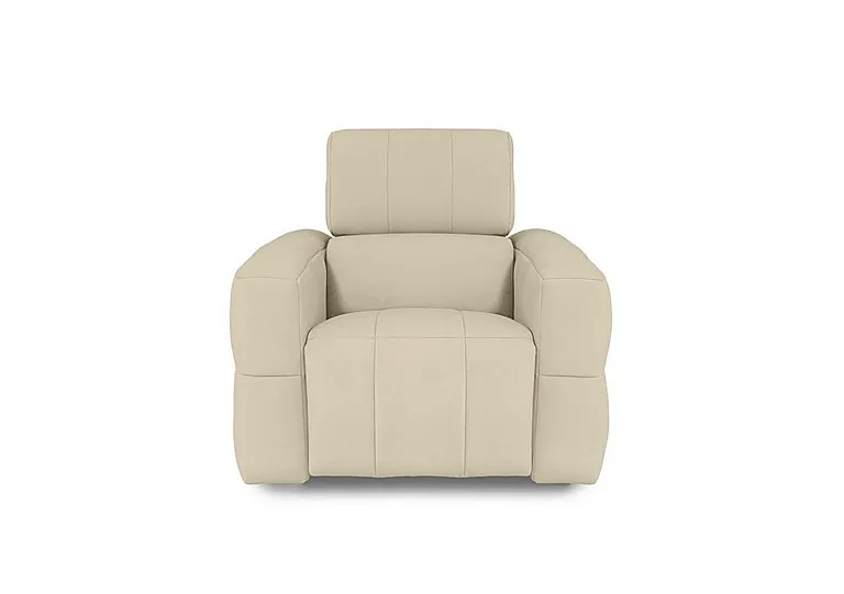 Cube Fabric Power Recliner Chair with Power Headrest