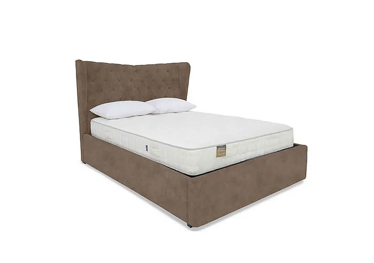 Bauer Electric Ottoman Bed Frame - Small Double - Lace Caramel